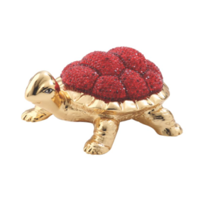 TORTOISE - GOLD WITH LARGE DIAMOND