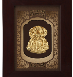 Vishnu Laxmi carving Frame